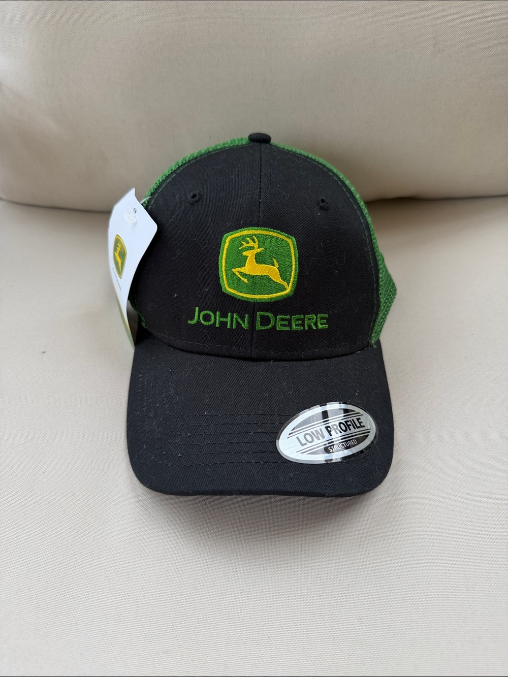 John Deere adjustable snap back ball cap